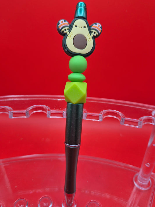 Avocado beaded pen