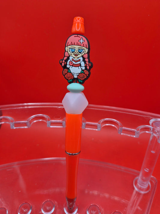 Doll orange pen