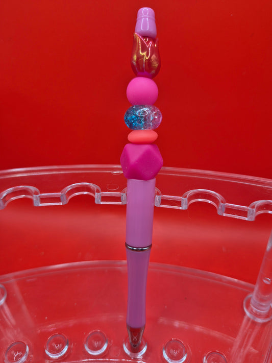 Tulip beaded pen