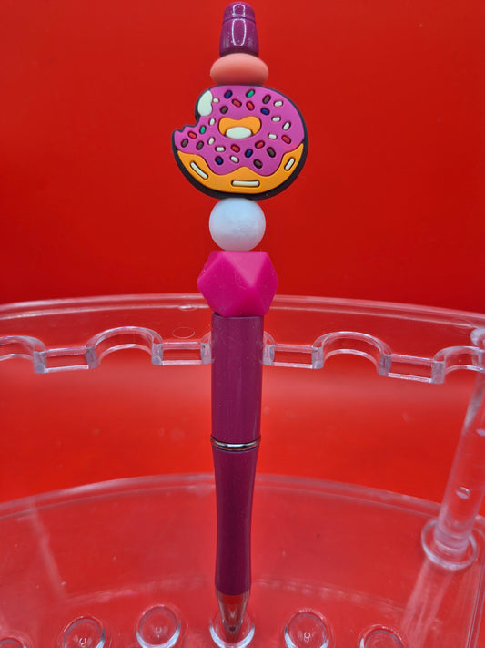 Doughnut beaded pen